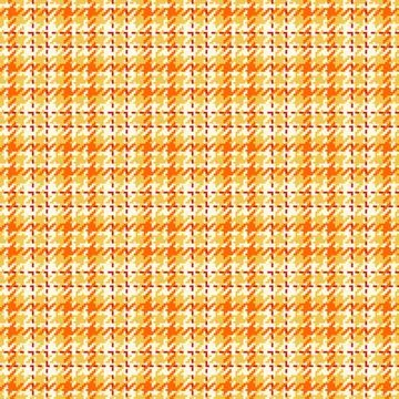 Warm autumntoned houndstooth pattern. Textile design with woven texture. Id.. Illustrazione stock