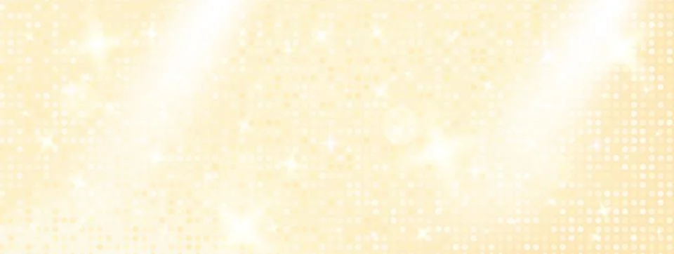 Warm beige gradient background with glitter sequin dots and champagne gold shine Stock Illustration