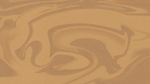 Warm beige liquid texture with smooth swirling patterns Stock Illustration