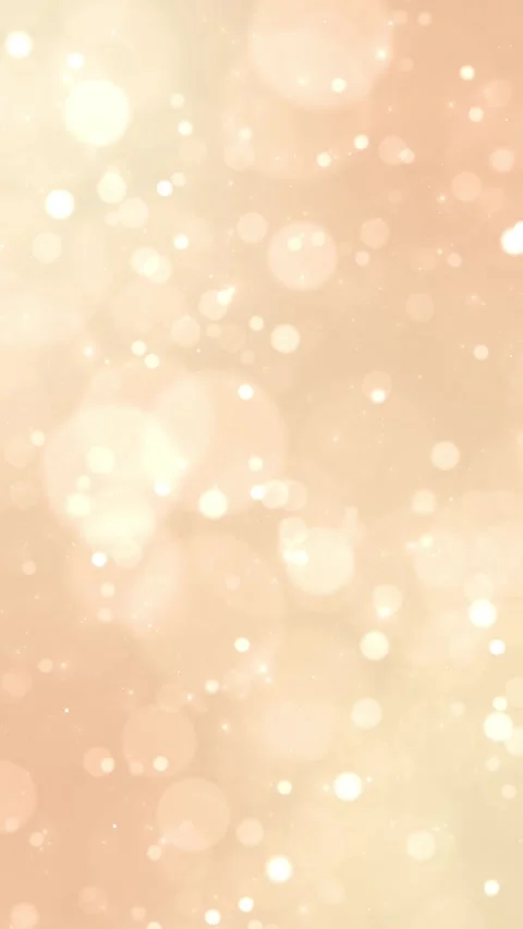 Warm beige sparkle bokeh scene glowing circles, soft cream tones, smooth elegant Vídeos de archivo 340397908
