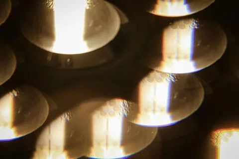 Warm blurred light reflections Stock Photos