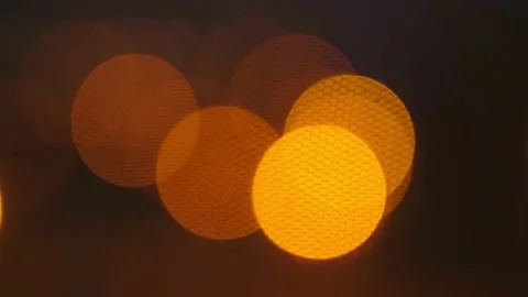 Warm bokeh in blur Video stock 160340463
