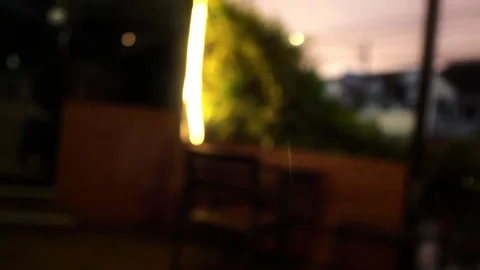 Warm Bokeh Decorative Lights Background for Travel and City Scenes Stock Footage 317066973