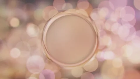 Warm Bokeh Light Background with Copy Space Stock Footage 327464608