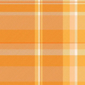 Warm, bright orange plaid pattern. Versatile background for design, textiles, Illustrazione stock