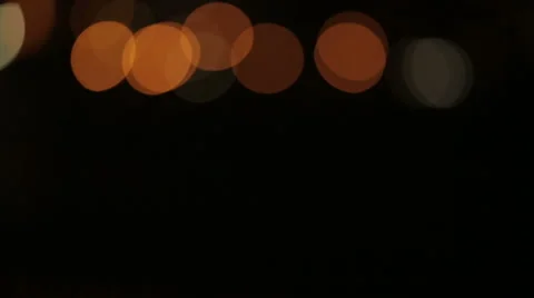 Warm Brown and Orange Falling Bokeh Video stock 44265152