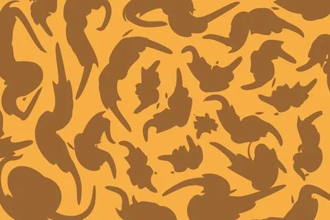 Warm Brown and Yellow Abstract Brushstroke Pattern Background JPG-EPS Illustrazione stock