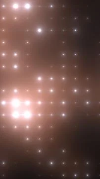 Warm brown backdrop with glowing light grid and bokeh dots, abstract LED st.. イラスト素材