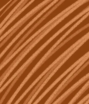 Warm Brown Diagonal Brushstroke Texture Background Stock Illustration