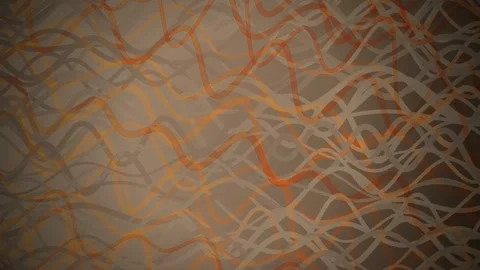 Warm brown ribbon lines flow gently in a seamless loop 库存影片 341275293
