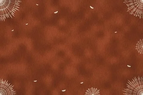 Warm brown vintage texture background with delicate spider webs and small b.. Stock Illustration