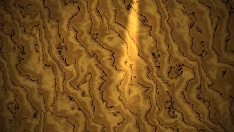 Warm brown wood texture with wavy patterns and soft Stock Footage 338185664