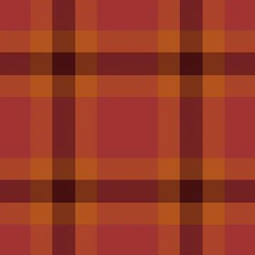 Warm checkered pattern in earth tones. A seamless, timeless design ideal for  Stock Illustration