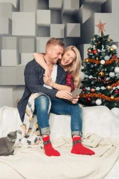 That warm Christmas feeling Stockfoto's