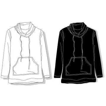 Warm clothes collection. Stock Illustration