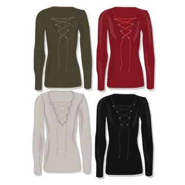 Warm clothes collection. vector. Stock Illustration