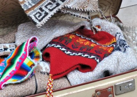 Warm clothes Stock Photos