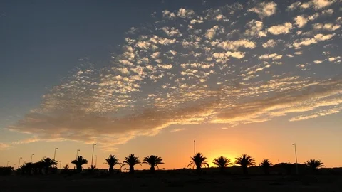 WARM CLOUDS IN THE SKY Stock Footage 102317666