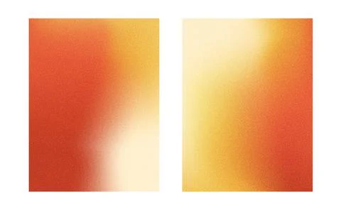 Warm colors grainy gradient background. Sunny autumn retro noise gradation Stock Illustration