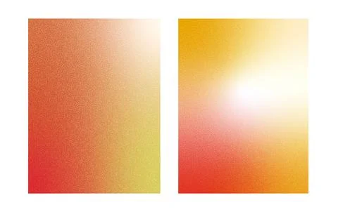 Warm colors grainy gradient background. Sunny autumn retro noise gradation Stock Illustration