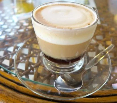 Warm cup of coffee for breakfast Stock Photos