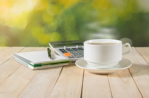 Warm cup of coffee. Stock Photos