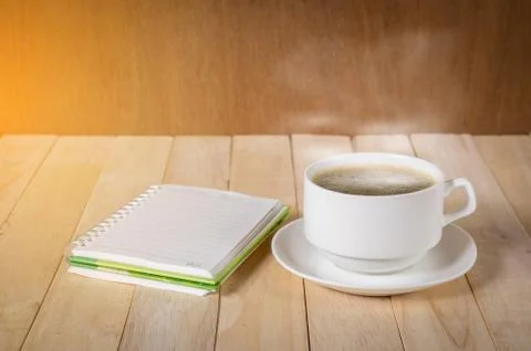 Warm cup of coffee. Stock Photos