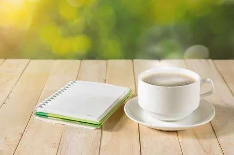 Warm cup of coffee. Stock Photos