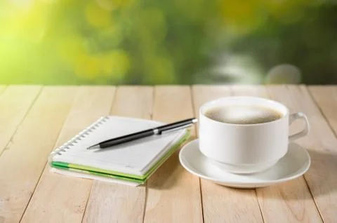 Warm cup of coffee. Stock Photos