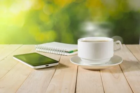 Warm cup of coffee. Stock Photos