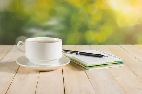 Warm cup of coffee. Stock Photos