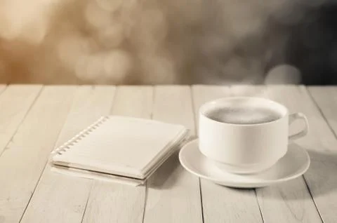 Warm cup of coffee. Stock Photos