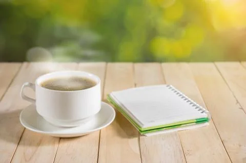 Warm cup of coffee. Stock Photos