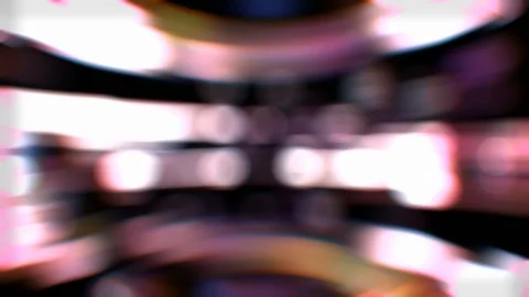 Warm Curvy Lights Bokeh Stock Footage 94853871