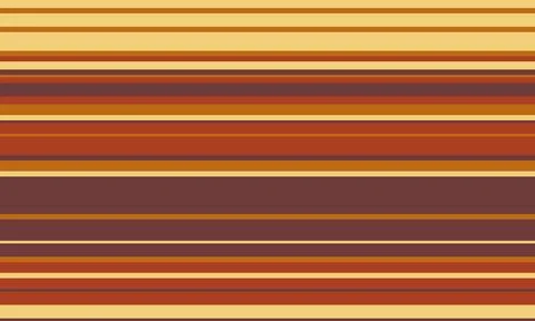 Warm, earthy horizontal stripes create a retroinspired pattern perfect for ba Stock Illustration