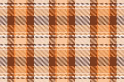 Warm, earthy tones create a cozy, autumnal plaid pattern.  Perfect for fallth Stock Illustration