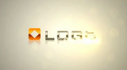 Warm Energy Optical Flares and Particles Modern Fire Blast Spinning Logo Build Stock After Effects