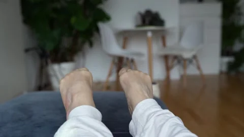 Warm up exercises for feet Stock Footage 292611522