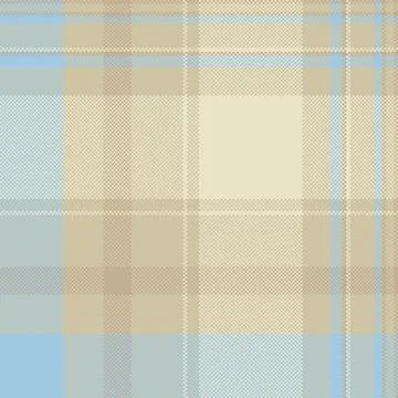 Warm fabric design built on a classic tartan plaid grid and a woven fabric ef Stock Illustration