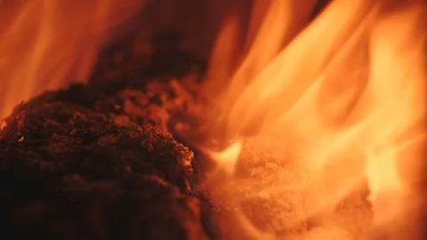 Warm Fire 写真素材