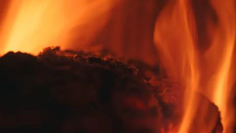 Warm Fire 写真素材