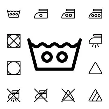 Warm flat vector icon in laundry pack Stock Illustration