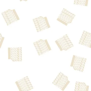 Warm floor glyph seamless pattern 스톡 일러스트