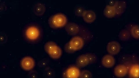 Warm Flying Lanterns Background Loop Video stock 79399211