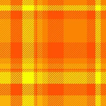 Warm, geometric plaid pattern. Vibrant hues and intersecting lines create dep Stock Illustration