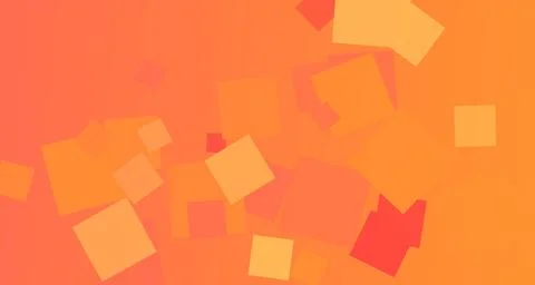 Warm geometric shapes floating in vibrant hues 스톡 일러스트