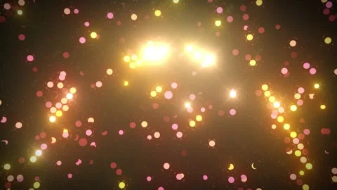 Warm Glitter Wall Pattern Stock Footage 308533310