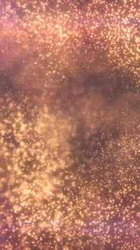 A warm glowing cloud of particles with a soft pinkish hue, creating an ethere Stock Illustration