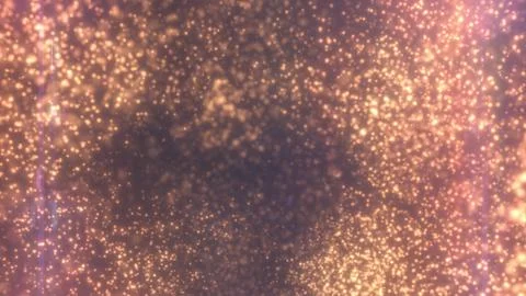 A warm glowing cloud of particles with a soft pinkish hue Illustrazione stock