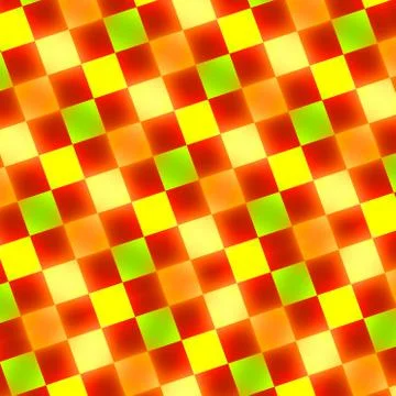 Warm Glowing Tiles Stock Illustration